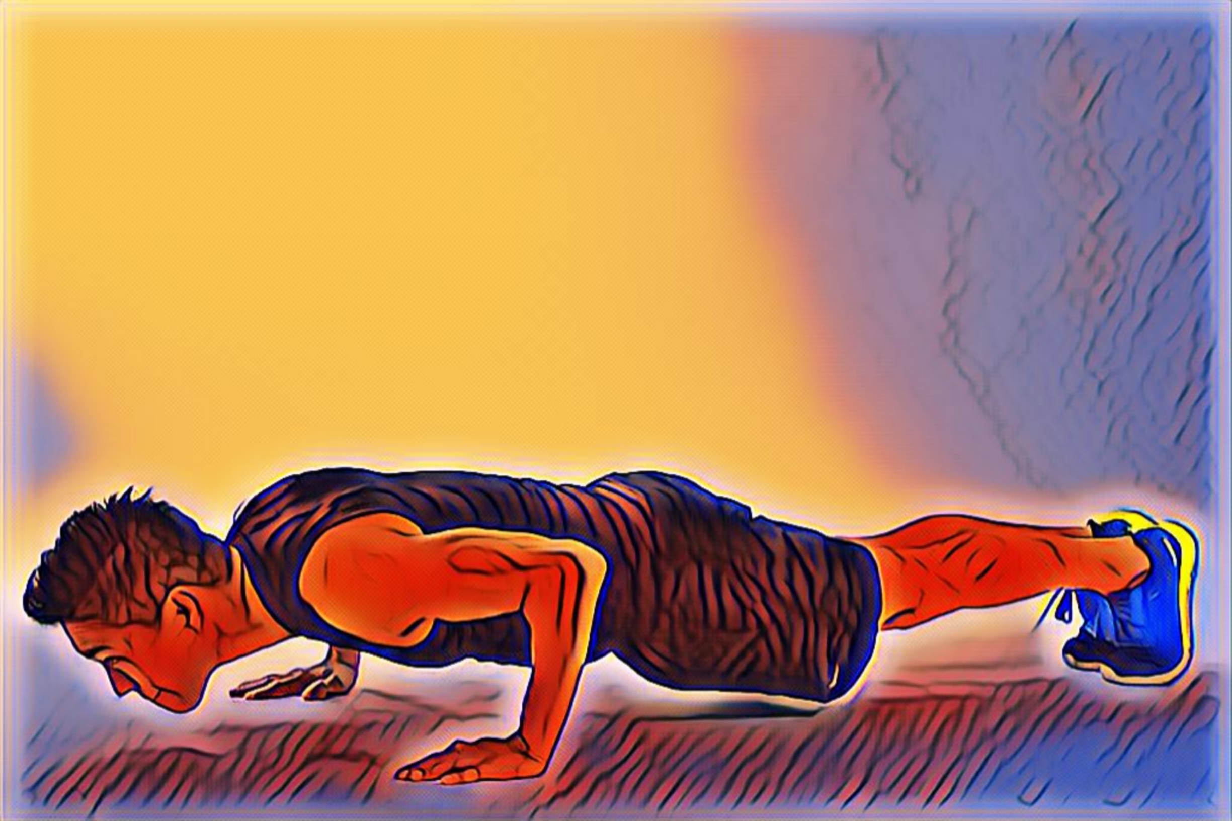  chest workout gym image PUSH-UPS 